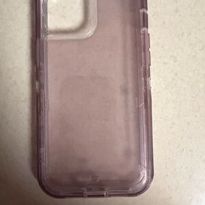 Transparent Purple Phone Case